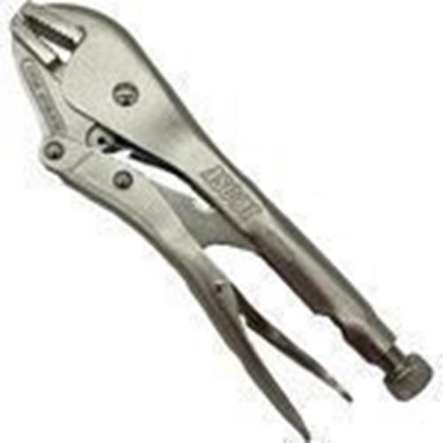 DURAFORCE 10" Adjustable Locking Jaw Pliers Set - Curved & Straight Pliers Bundle