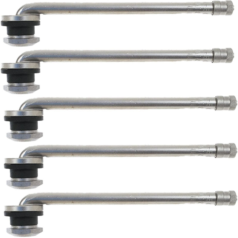 DURAFORCE Tire Supply TR509 Nickel-Plated Truck Valve Stems Pack of 5
