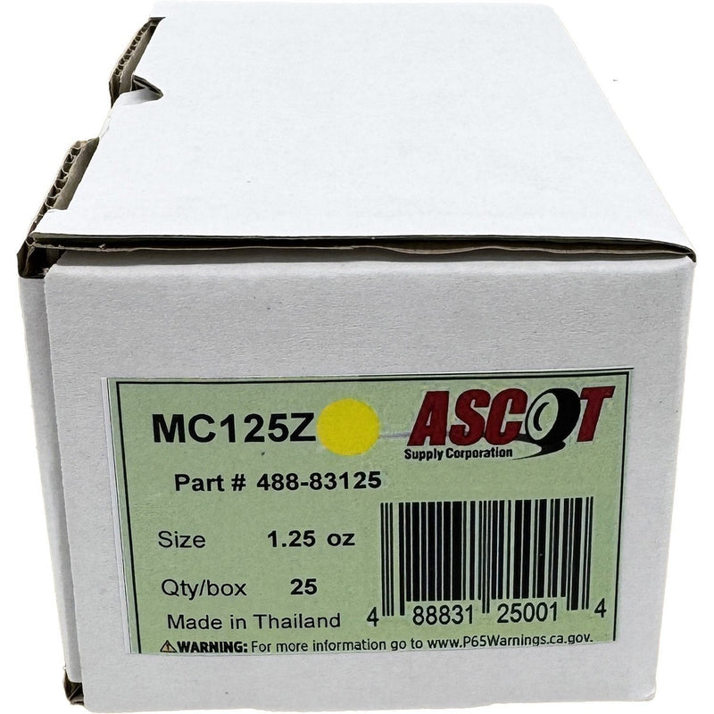 DURAFORCE Ascot MC Coated Zinc Clip-On Wheel Weights 1.25oz Box of 25