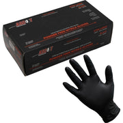 DURAFORCE Ascot Black Nitrile Gloves XL 5 Mil Powder Free Box of 100