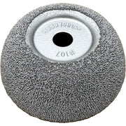DURAFORCE Rubberhog 2.5" x 1" Flared Buffing Wheel 170 SSG 3/8" Arbor Hole