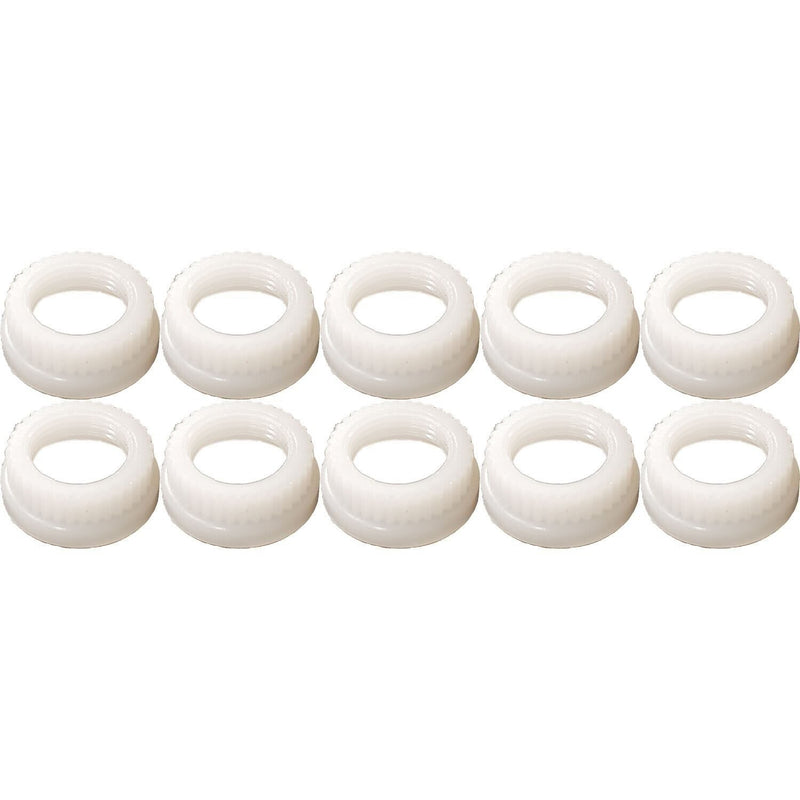 DURAFORCE Pack of 10 Nylon Rim Nuts for Tractor Tube Valves TR-218A TR-220A
