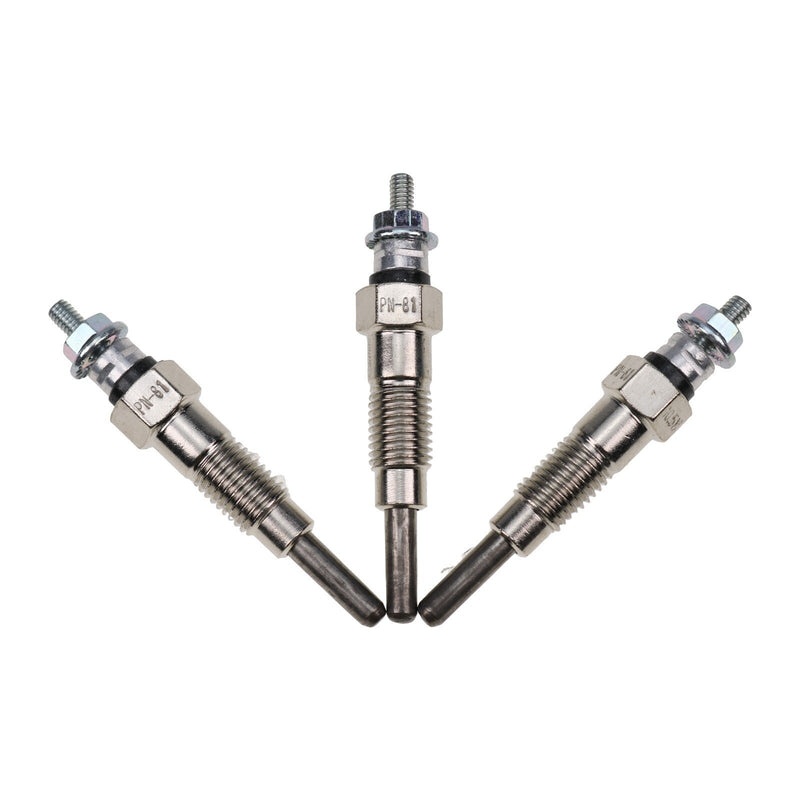 DURAFORCE Kubota Glow Plug 15951-65510 15951-65512 for Engine D950 1302 1402 G3200 4200