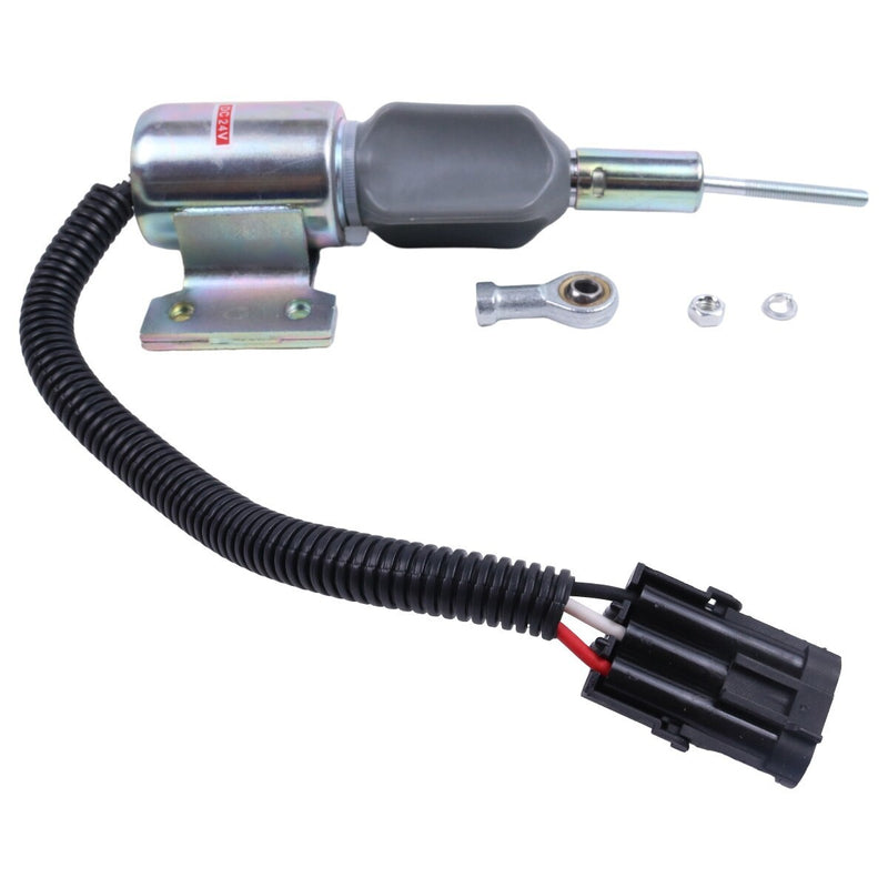 DURAFORCE Fuel Shut Off Solenoid 3939701 3932320 for Komatsu PC200-6 Volvo EC140 EC150