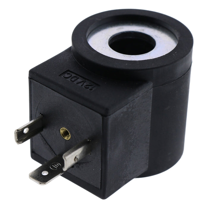 DURAFORCE 12V Solenoid Valve Coil 6306012 3-Prong DIN Connector for HydraForce Stem 08