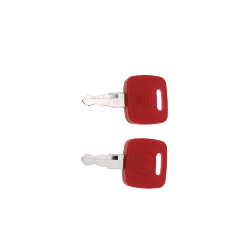DURAFORCE 2 Ignition Keys RE183935 RE71557 for John Deere Tractors Sprayer Loader Combines