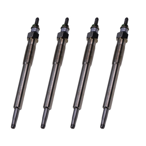DURAFORCE 4Pcs Glow Plug 1G911-65510 1G911-65512 for Kubota L2501 L3301 L3560 L3901 L4060
