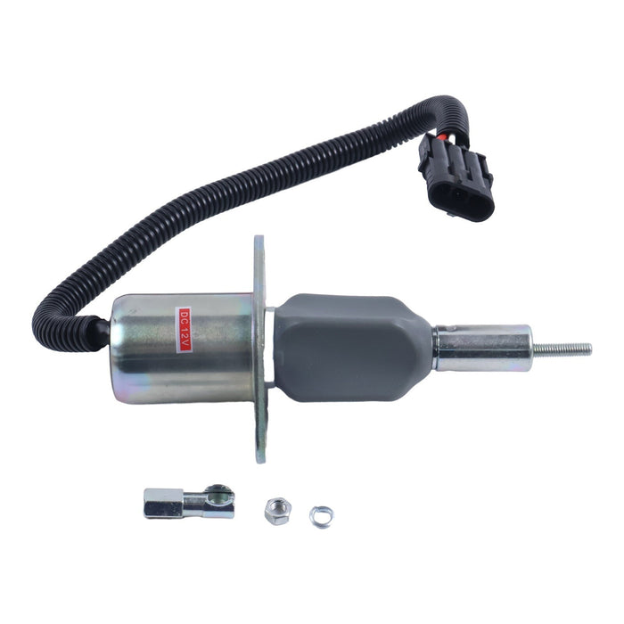 DURAFORCE 12V Stop Solenoid 3923257 J928160 for Cummins Engine Case IH 7210 7220 9310