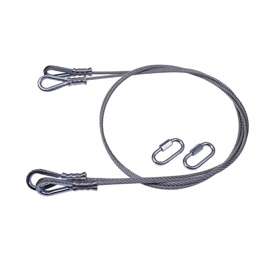 DURAFORCE 2x Gorilla Trailer Gate Lift Cables with EZ Spring Clips 125542 Replacement