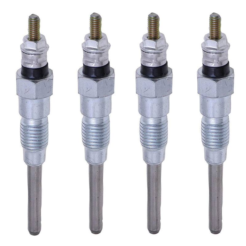 DURAFORCE 4pcs Glow Plug 19077-65510 19077-65511 for Kubota V2203 L2900 L3000 L3130