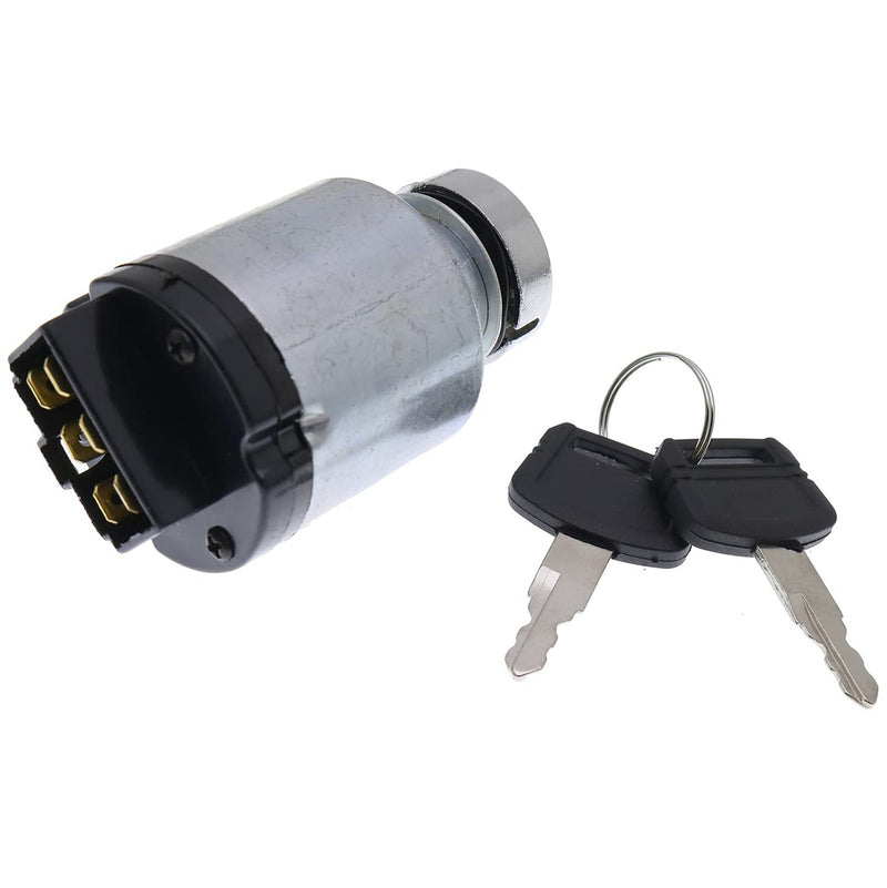 DURAFORCE Ignition Starter Switch w/ 2 Keys 4477373 for Hitachi Excavator EX110 ZX260