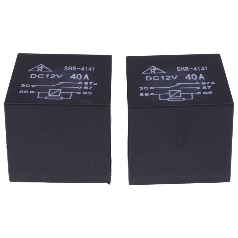 DURAFORCE 2Pcs OMRON G8JN-1C7T-R DC12V 40A Relay Switch G8JN1C7TRDC12 Replacement