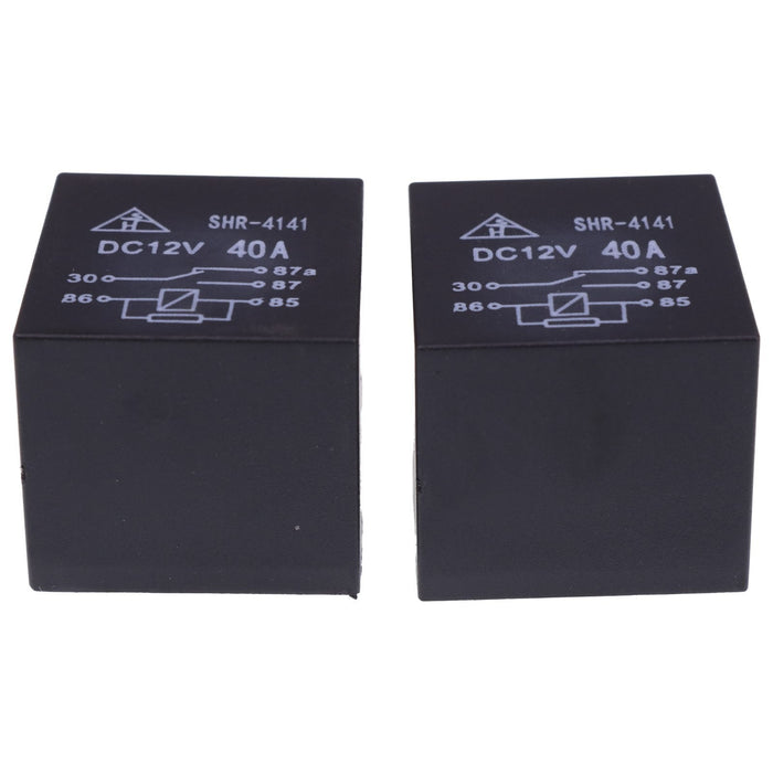 DURAFORCE 2Pcs OMRON G8JN-1C7T-R DC12V 40A Relay Switch G8JN1C7TRDC12 Replacement