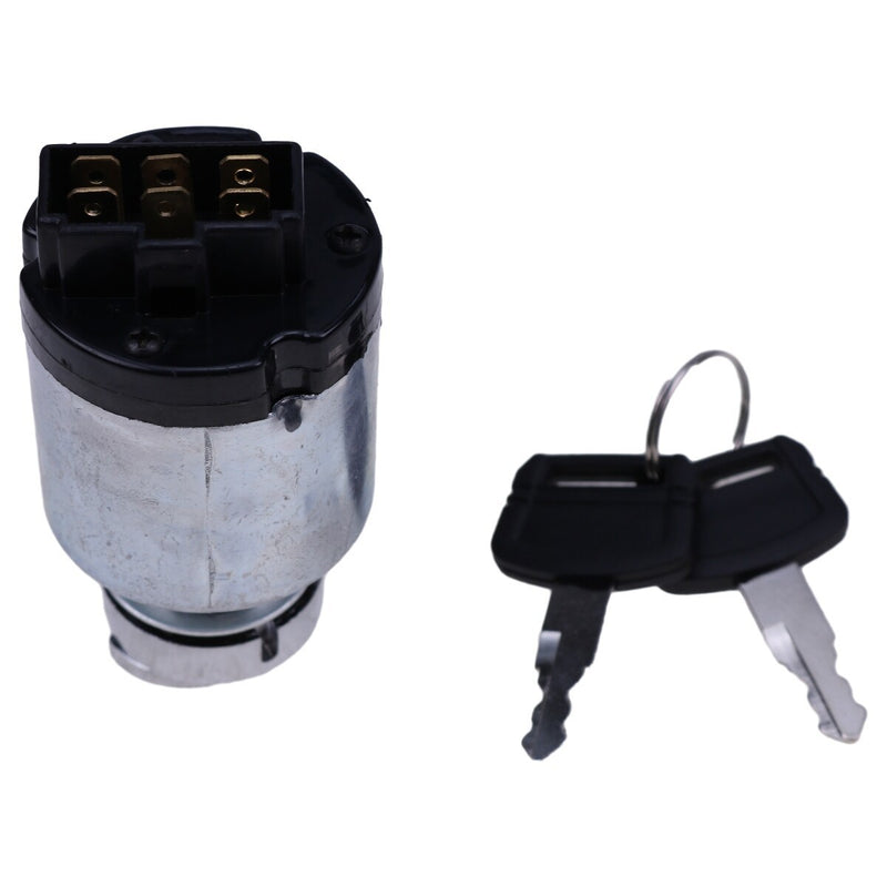 DURAFORCE Ignition Starter Switch w/ 2 Keys for Hitachi Excavator John Deere AT154992