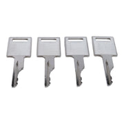 DURAFORCE 4 Ignition Keys 1964831C2 307852A1 for Case 680K 584E 821B C100 C50 C60