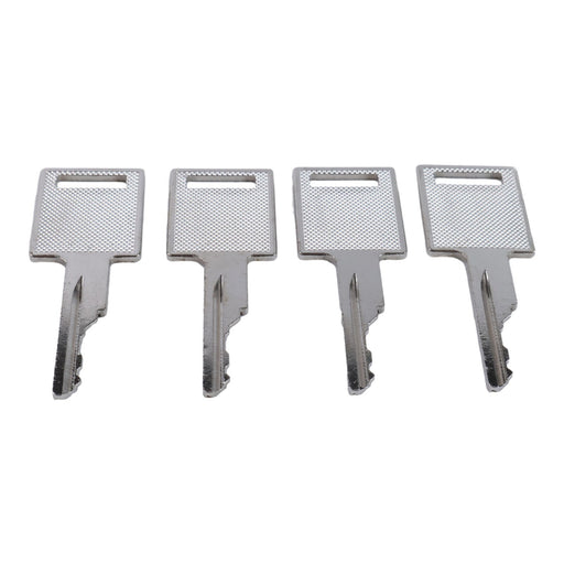 DURAFORCE 4 Ignition Keys 1964831C2 307852A1 for Case 680K 584E 821B C100 C50 C60