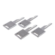 DURAFORCE 4 Ignition Keys 1964831C2 307852A1 for Case 680K 584E 821B C100 C50 C60