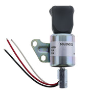 DURAFORCE 12V Fuel Shut Off Solenoid SA-4899-12 for Kubota D722 D902 Z482 3-Wire Valve
