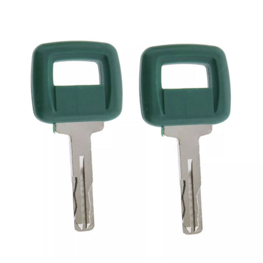 DURAFORCE 2P Ignition Keys 11039228 for Volvo Loader Haul Truck Heavy Equipment Parts