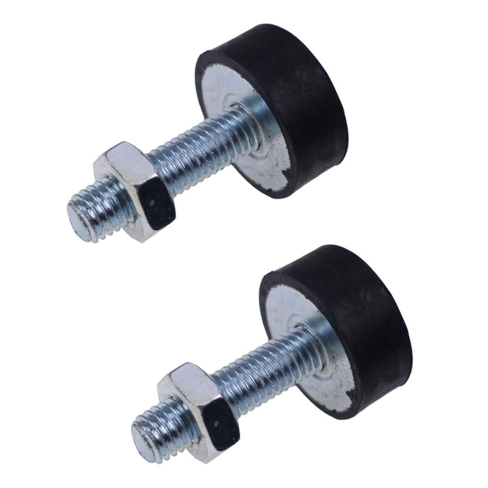 DURAFORCE 2Pcs Rear Door Rubber Bumper for Bobcat Models 450 453 463 553 751 753 763 773