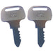 DURAFORCE 2 Ignition Keys 373-55364-41180 for Kubota F2000 F2100 F2100E F2400 FZ2100