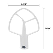 DURAFORCE K5AB 5 QT Coated Flat Beater for K5SS KitchenAid Stand Mixer Replacement