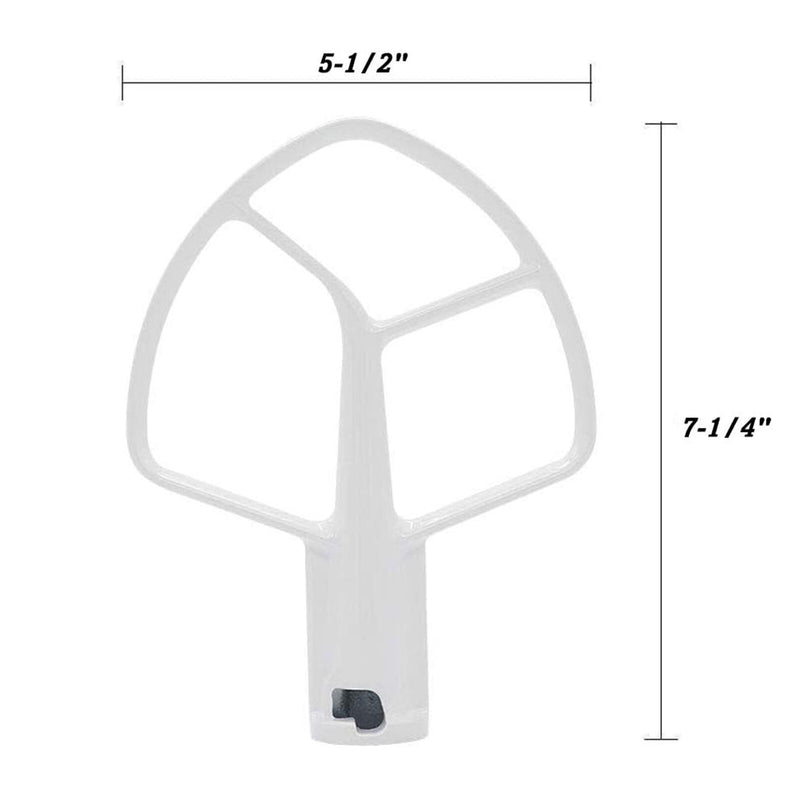DURAFORCE K5AB 5 QT Coated Flat Beater for K5SS KitchenAid Stand Mixer Replacement