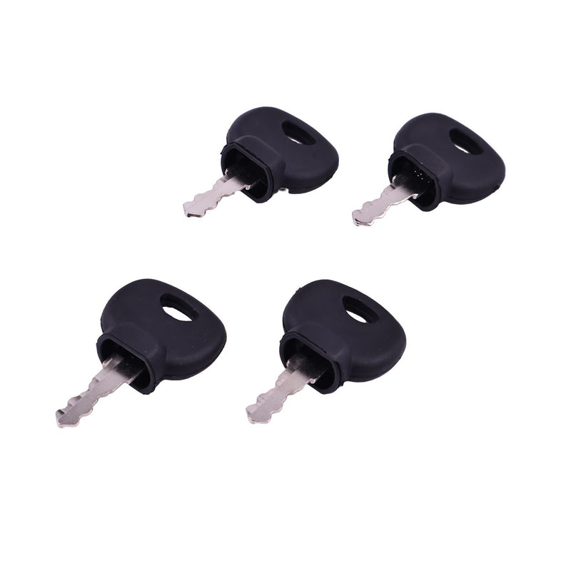 DURAFORCE 4x Ignition Keys for Moffett New Holland Volvo JCB Heavy Equipment 85804675