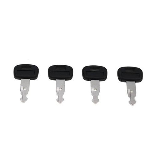 DURAFORCE 4pcs Ignition Key RC411-53933 for Kubota SVL75 SVL90 KX018-4 KX033-4 KX121-3S