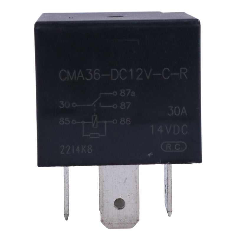 DURAFORCE 12V Relay 40/30A V23134-A4052-X543 AT75769 for John Deere SX75 SX85 SX95 SRX75