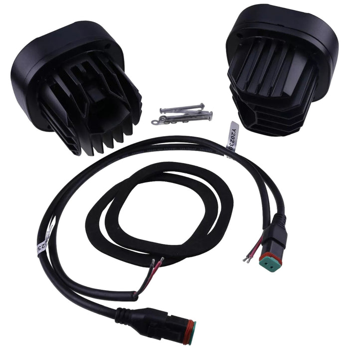 DURAFORCE 2X LED Headlight AT352538 for John Deere 330G 332G 331G 333G 323D 333D 333E