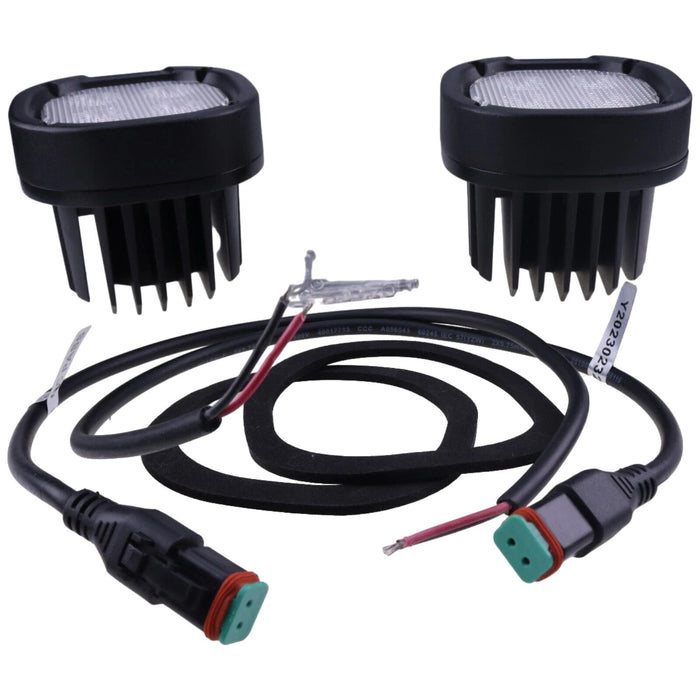 DURAFORCE 2X LED Headlight AT352538 for John Deere 330G 332G 331G 333G 323D 333D 333E