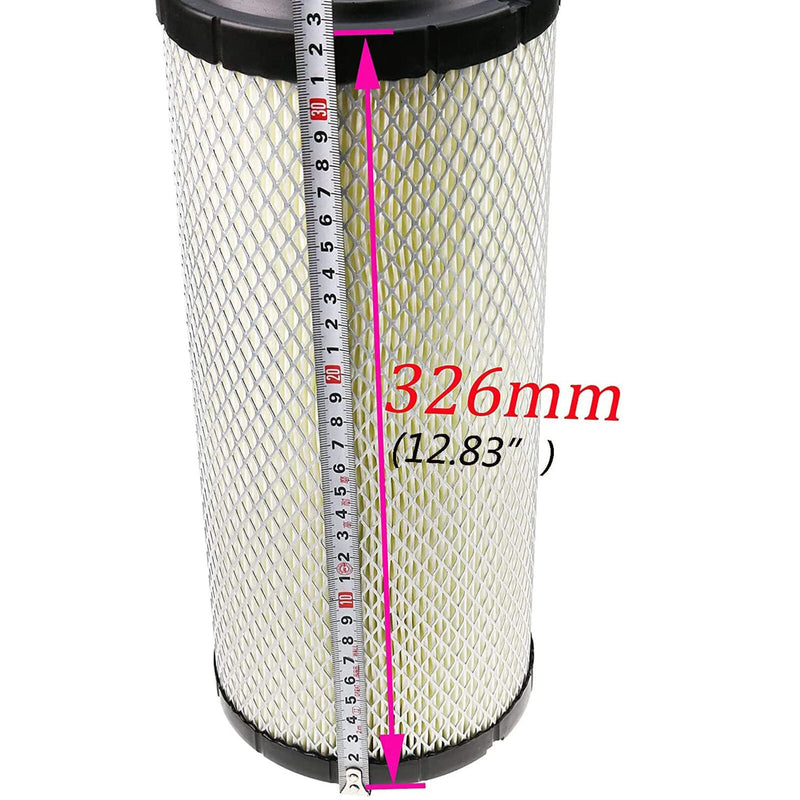 DURAFORCE 2Pcs Air Filter 715900422 for Can-Am Maverick X3 2017-2023 330x139mm