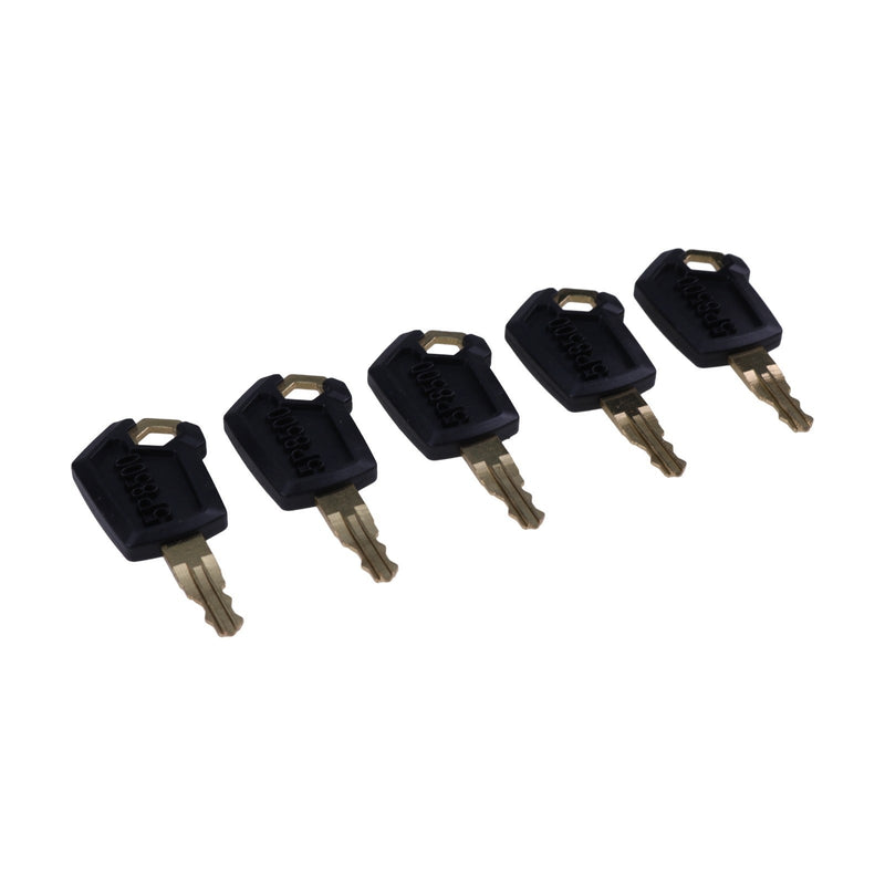 DURAFORCE 5Pcs CAT Caterpillar Ignition Keys 5P8500 for Heavy Equipment Loader Grader