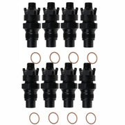 DURAFORCE 8Pcs Fuel Injectors 0432217275 for GM Chevy 6.2L 6.5L Diesel 1989-2001 Engine