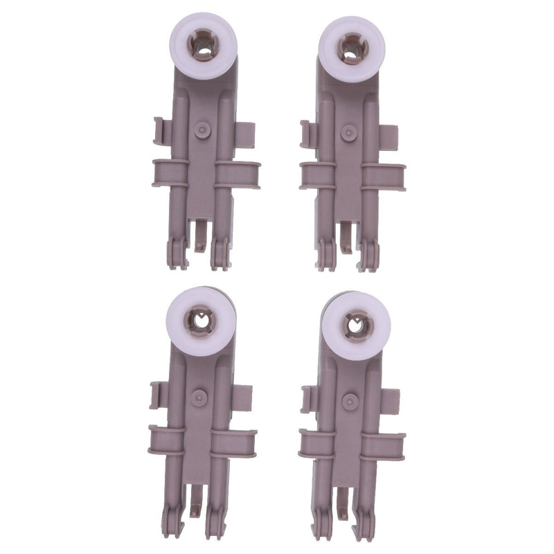 DURAFORCE 4Pcs Upper Dish Rack Wheels 8268743 for Whirlpool Kenmore KitchenAid Dishwasher