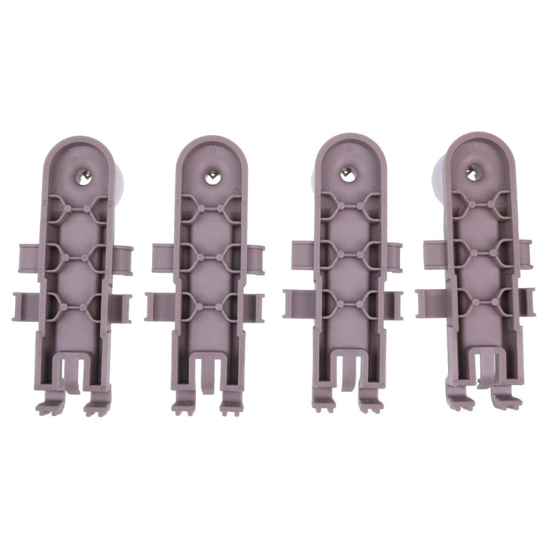 DURAFORCE 4Pcs Upper Dish Rack Wheels 8268743 for Whirlpool Kenmore KitchenAid Dishwasher
