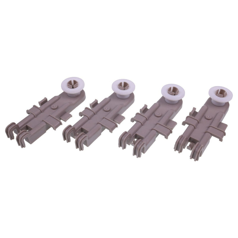 DURAFORCE 4Pcs Upper Dish Rack Wheels 8268743 for Whirlpool Kenmore KitchenAid Dishwasher