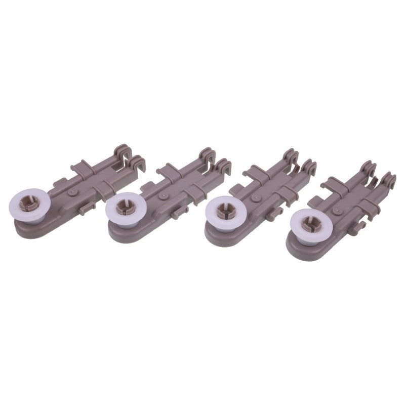 DURAFORCE 4Pcs Upper Dish Rack Wheels 8268743 for Whirlpool Kenmore KitchenAid Dishwasher