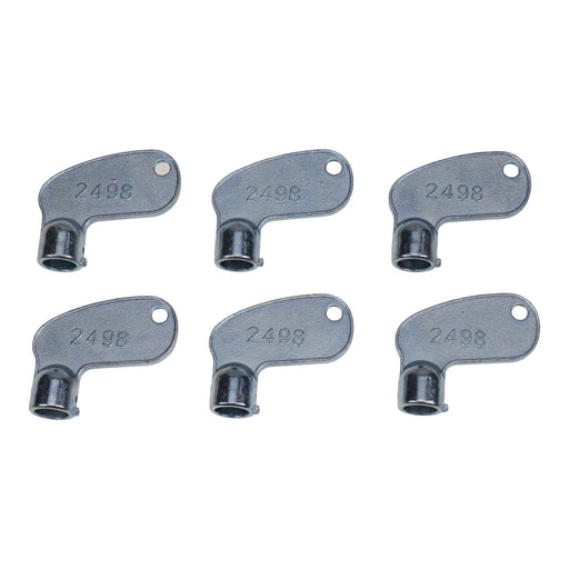 DURAFORCE 6Pcs Ignition Keys 2498 for Kobelco Isuzu TCM Bomag Pel-Job Marooka