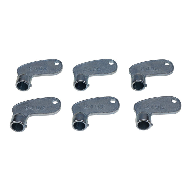 DURAFORCE 6Pcs Ignition Keys 2498 for Kobelco Isuzu TCM Bomag Pel-Job Marooka