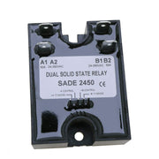 DURAFORCE Dual SSR Solid State Relay 17-32VDC Input 24-280VAC 40A for Crydom D2440DE