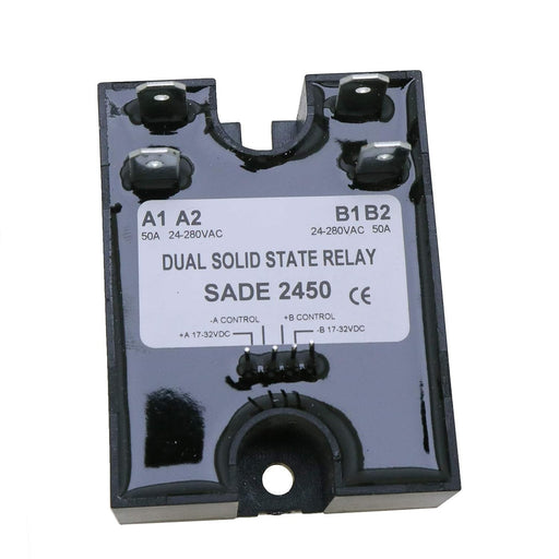 DURAFORCE Dual SSR Solid State Relay 17-32VDC Input 24-280VAC 40A for Crydom D2440DE