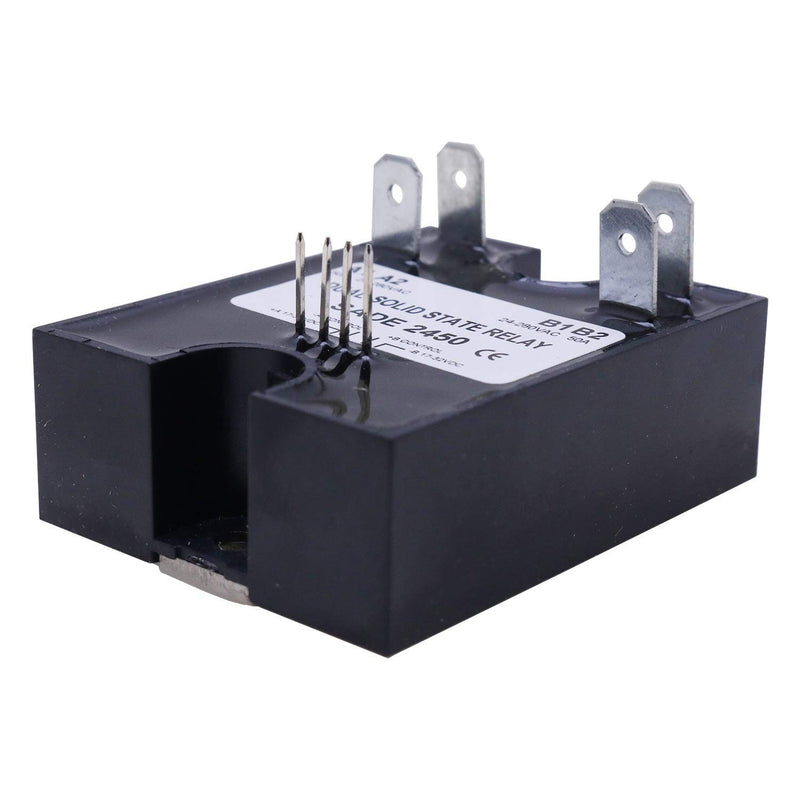 DURAFORCE Dual SSR Solid State Relay 17-32VDC Input 24-280VAC 40A for Crydom D2440DE