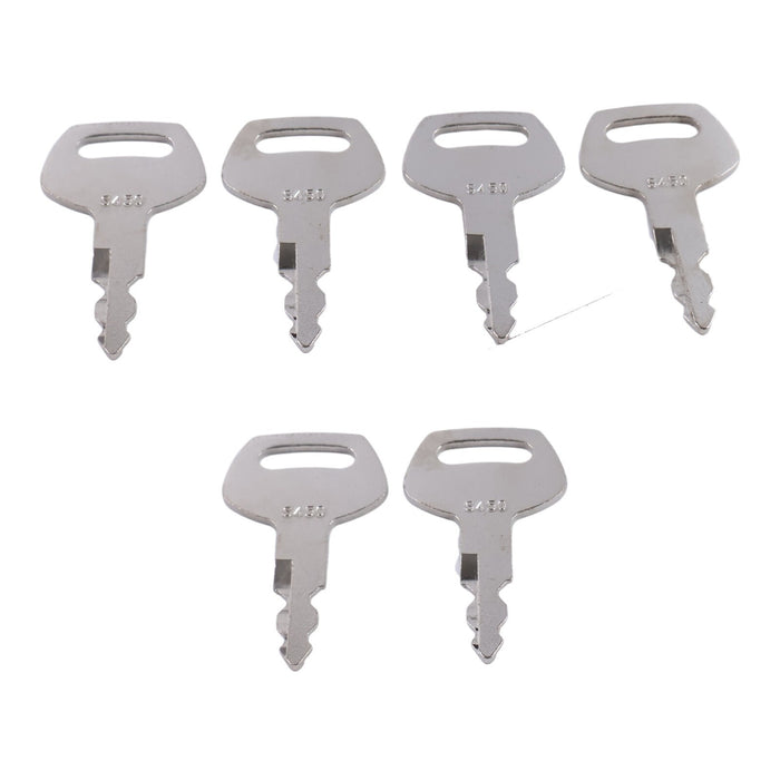 DURAFORCE 6P Ignition Key S450 KHR20070 for Case JCB Linkbelt Sumitomo CX Excavator