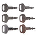 DURAFORCE 6P Ignition Key S450 KHR20070 for Case JCB Linkbelt Sumitomo CX Excavator