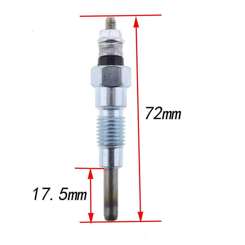 DURAFORCE 3P Glow Plug Y-103V NGK 2031 Yanmar 3TNA72 3TN75 3TNT5U 3TN66 3TNE68