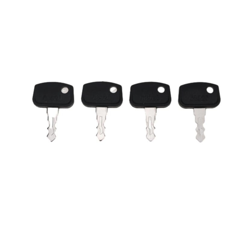 DURAFORCE 4Pcs Ignition Keys PL501-68920 for Kubota RTV 400 500 900 1140 Mowers