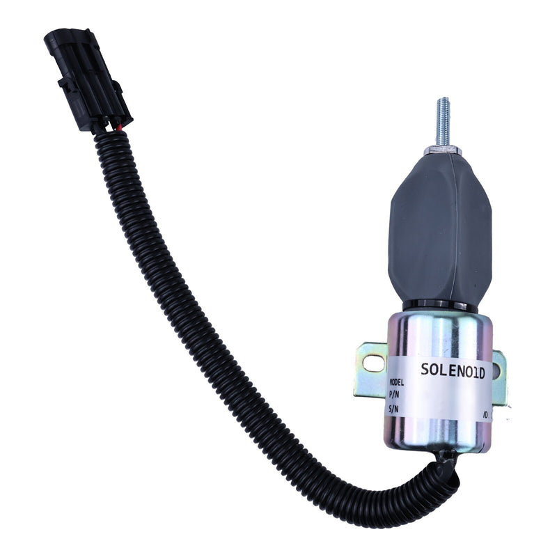 DURAFORCE 12V Fuel Shutoff Solenoid 1751ES-12E2UC3B1S1 for Woodward 1700 Series