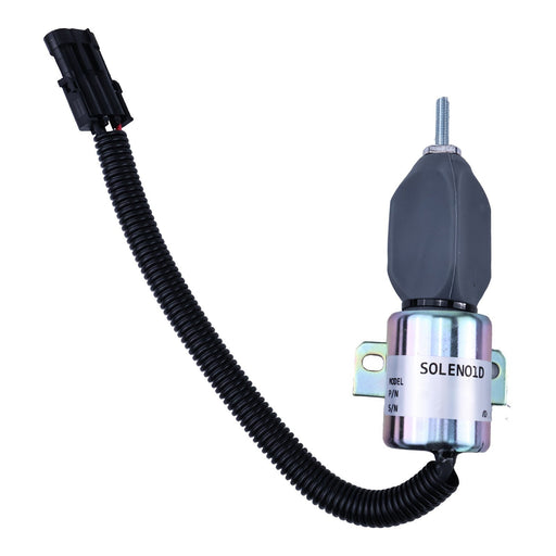 DURAFORCE 12V Fuel Shutoff Solenoid 1751ES-12E2UC3B1S1 for Woodward 1700 Series